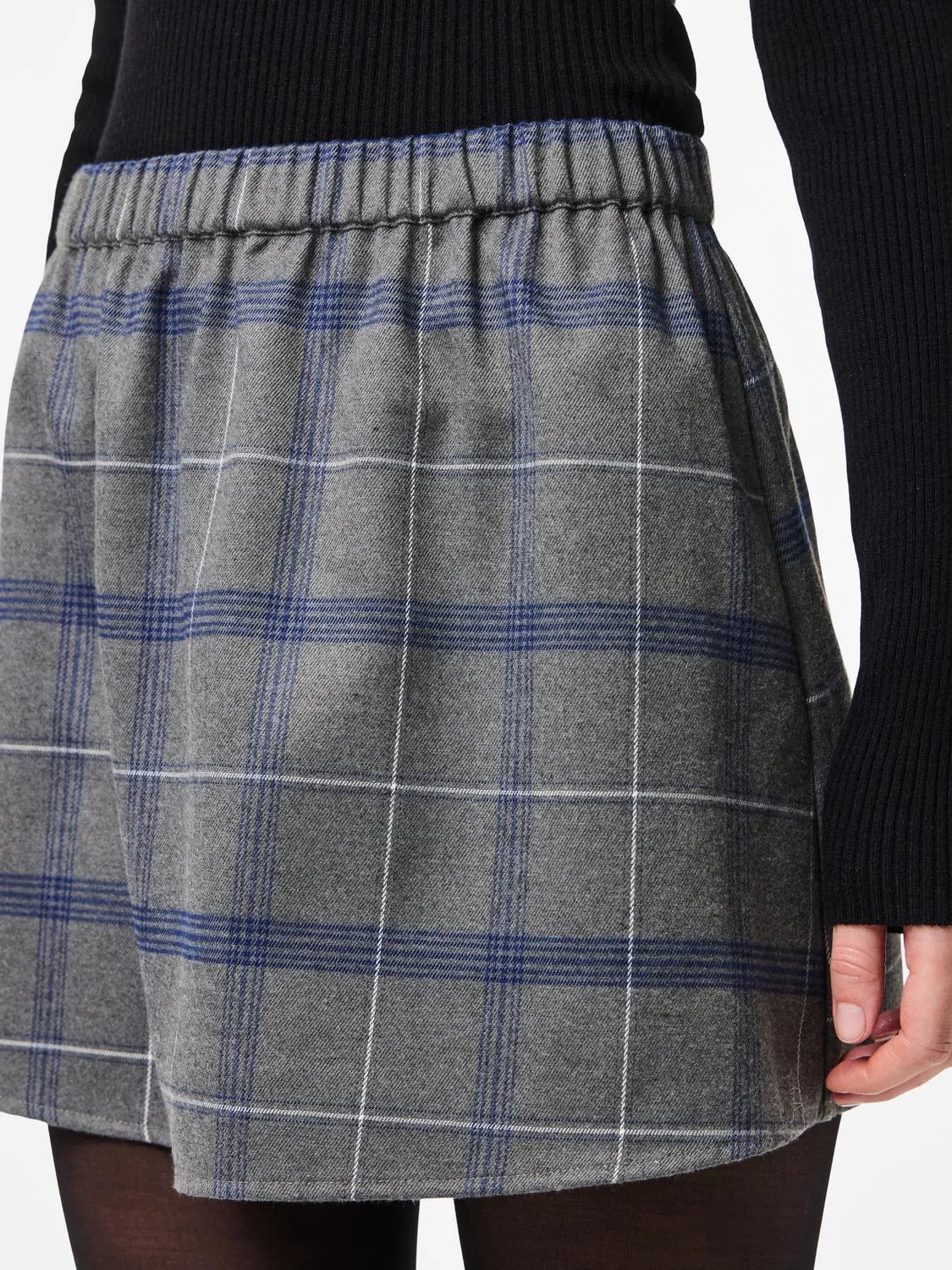PCDIANA Short Skirt - Concrete Grey