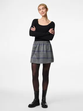 PCDIANA Short Skirt - Concrete Grey