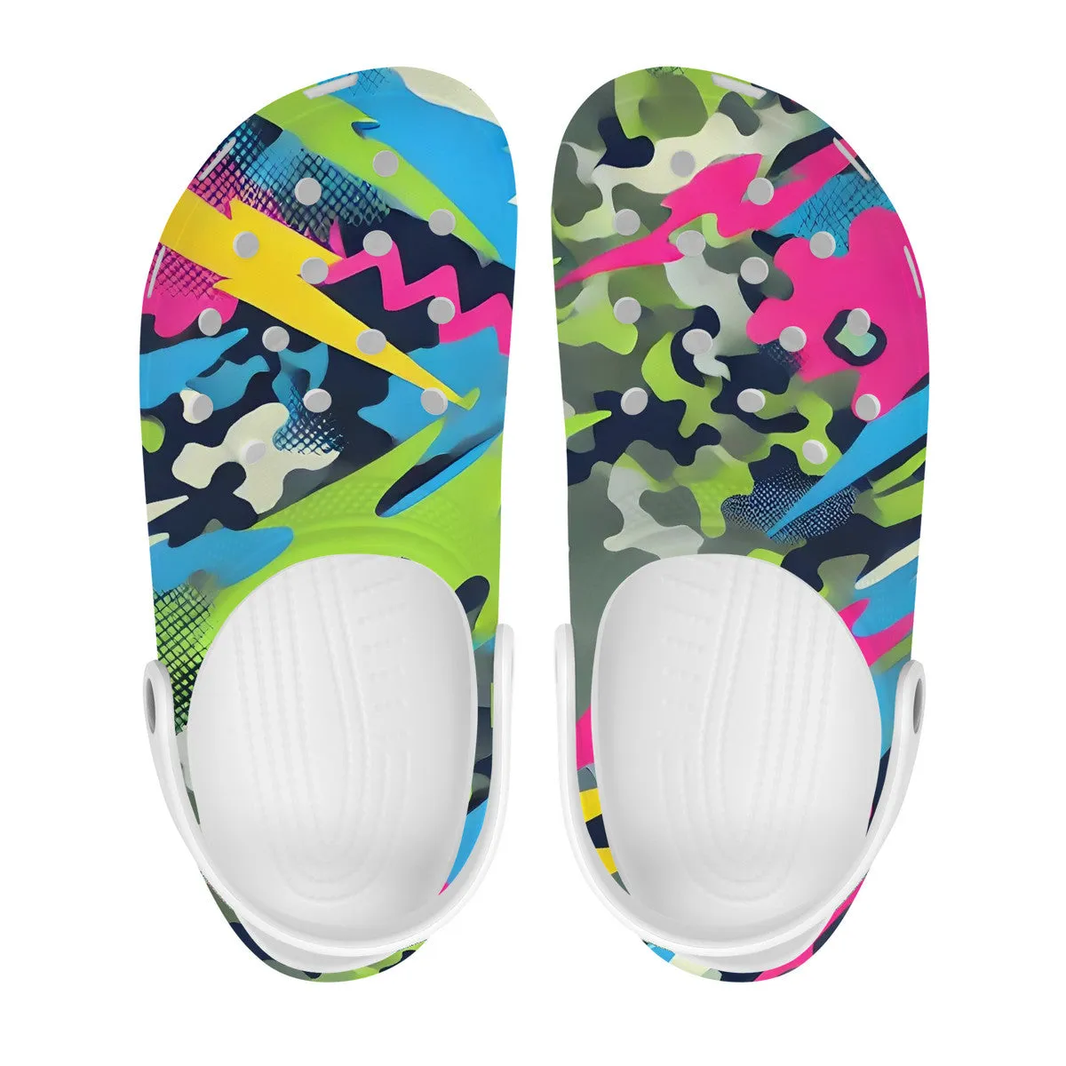 Pop Color Crocs Clogs