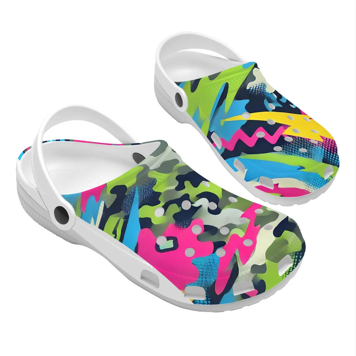 Pop Color Crocs Clogs