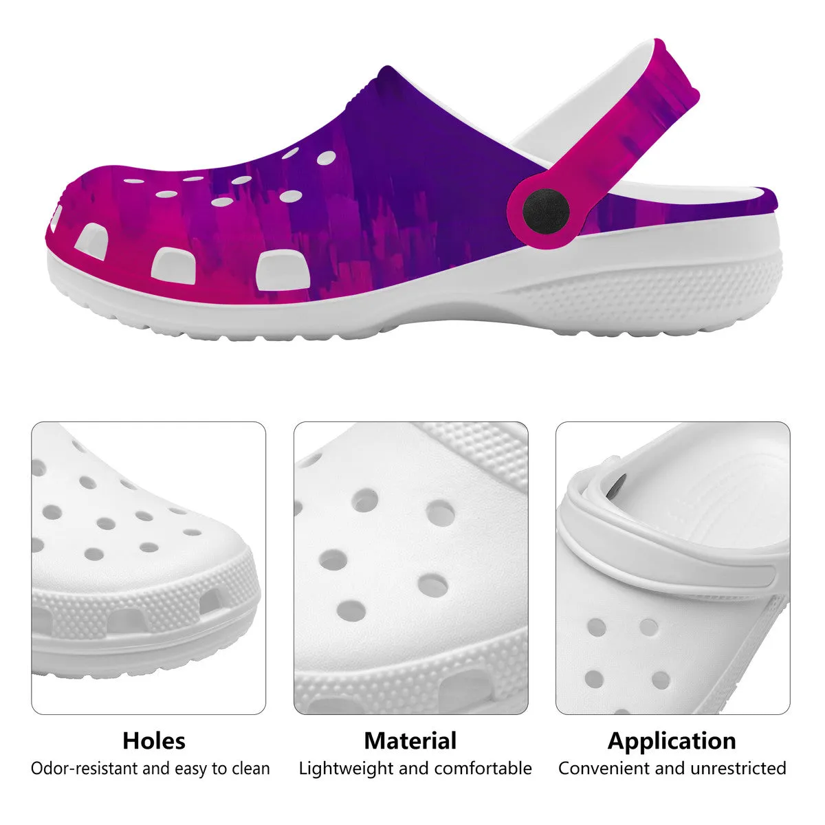 Purple Passion Crocs Clogs