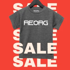 REORG Toddler Crew Neck Tee - Heather Grey