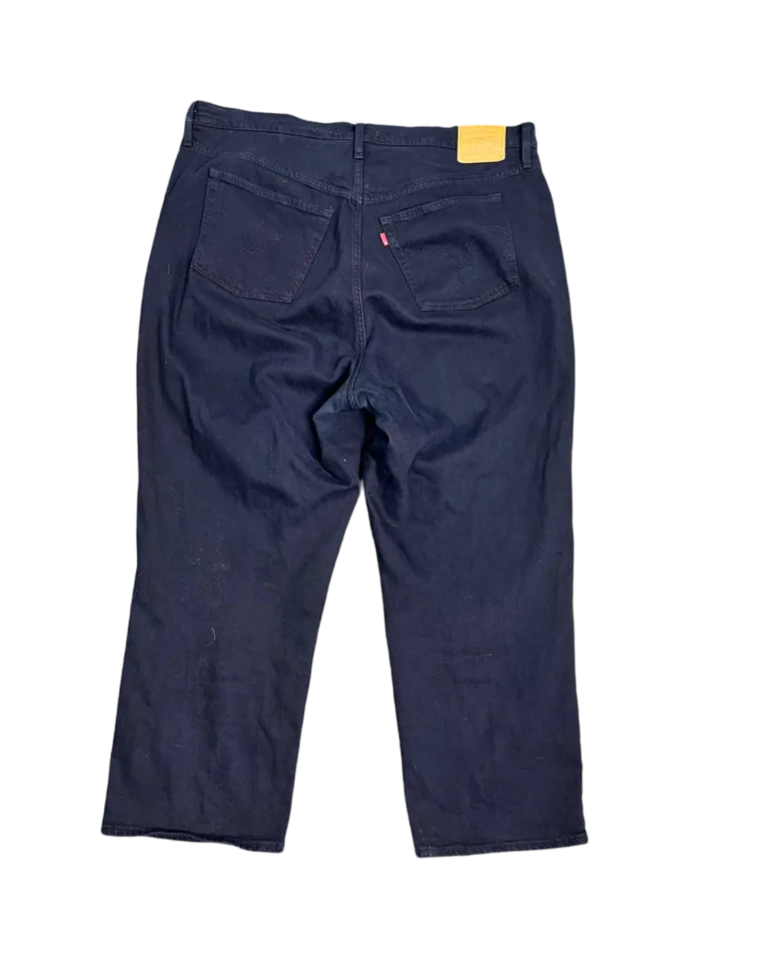 Size 18 - Levi's Black Ribcage Straight Ankle Jeans