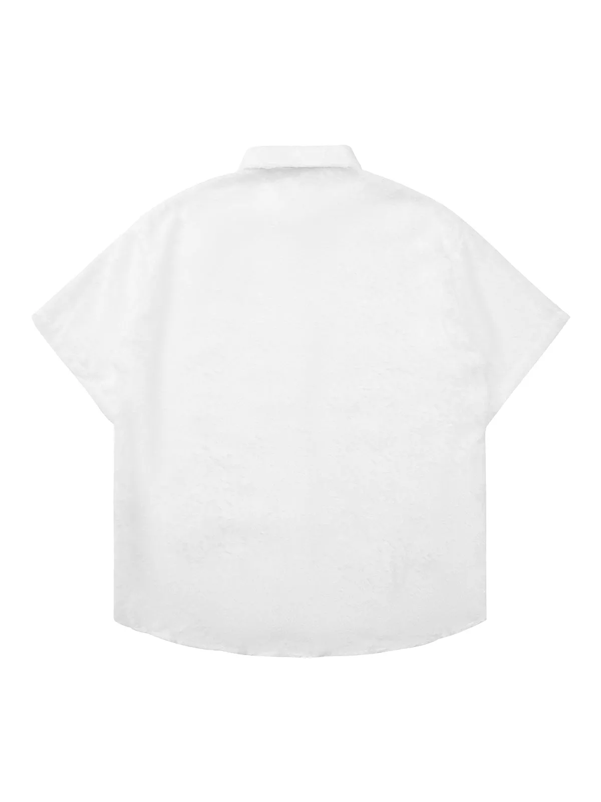 Thesupermade High Steet Textured Metal Button Shirt
