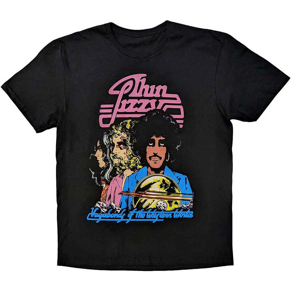 Thin Lizzy "Vagabonds Of The Western World" Black T shirt