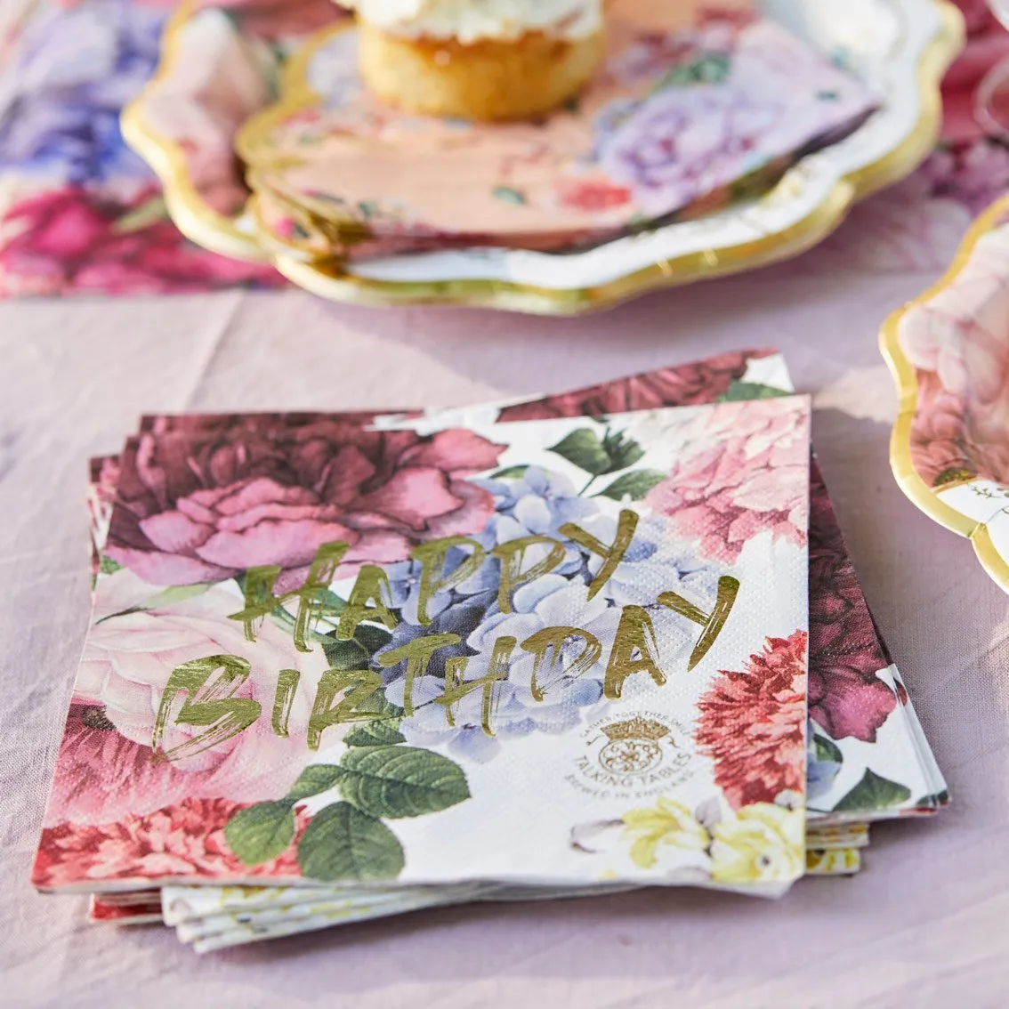 Truly Scrumptious Happy Birthday Paper Napkins