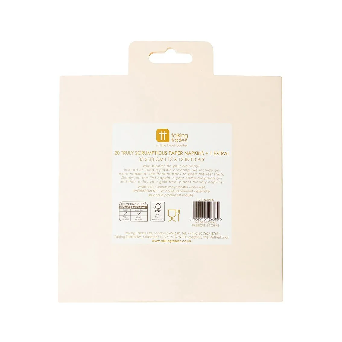 Truly Scrumptious Happy Birthday Paper Napkins