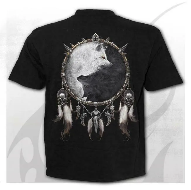 Wolf Chi Black Mens T-Shirt