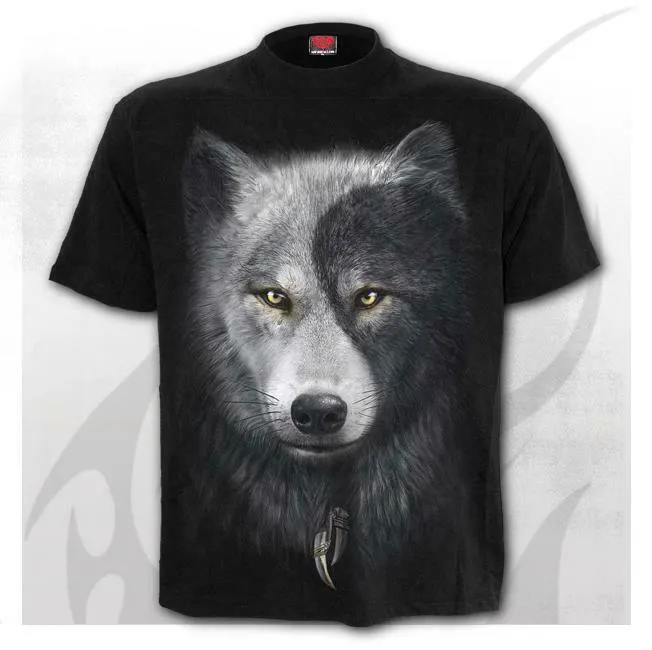 Wolf Chi Black Mens T-Shirt